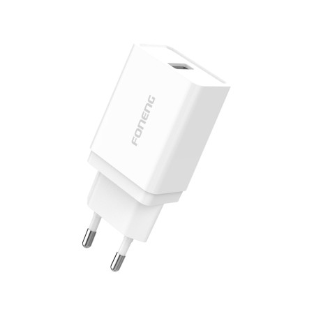 Incarcator retea Foneng- USB-18W-3A Alb Incarcator retea Foneng- USB-18W-3A Alb