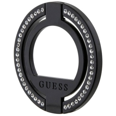 Suport Inel Original Guess MagSafe, Cristale -Negru Suport Inel Original Guess MagSafe, Cristale -Negru