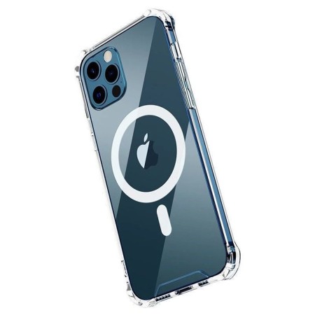 Husa Silicon cu MagSafe TelProtect Iphone 13 Pro Transparenta