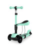 Trotineta Multifunctionala pentru Copii 2-in-1 cu Scaun – Reglabil,Verde, Sigur și Ușor de Transportat