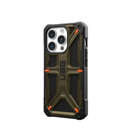 Husa UAG Monarch Pro Compatibil MagSafe IPHONE 15 PRO cu Element Carbon -Verde Husa UAG Monarch Pro Compatibil MagSafe IPHONE 15 PRO cu Element Carbon -Verde