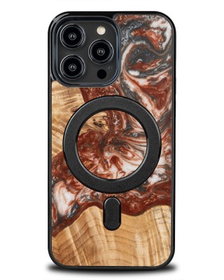 Husă BeWood iPhone 15 Pro Max — Lemn Natural și Rășină, Colecția Planete, Venus