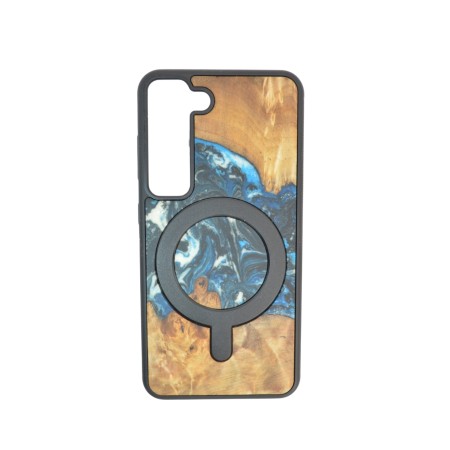 Husa BeWood Lemn Natural si Rasina, MagSafe, Unicat, Samsung S23 -Planete Husa BeWood Lemn Natural si Rasina, MagSafe, Unicat, Samsung S23 -Planete