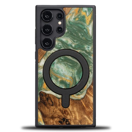 Husa BeWood Lemn Natural si Rasina, Unicat, MagSafe, Samsung S24 Ultra 4 Elemente -Apa Husa BeWood Lemn Natural si Rasina, Unicat, MagSafe, Samsung S24 Ultra 4 Elemente -Apa