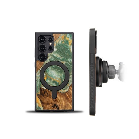 Husa BeWood Lemn Natural si Rasina, Unicat, MagSafe, Samsung S24 Ultra 4 Elemente -Apa Husa BeWood Lemn Natural si Rasina, Unicat, MagSafe, Samsung S24 Ultra 4 Elemente -Apa