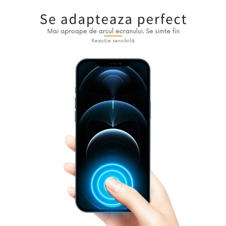 Folie sticla X-ONE Sapphire Extra Protectie pentru Iphone 14 Pro Folie sticla X-ONE Sapphire Extra Protectie pentru Iphone 14 Pro