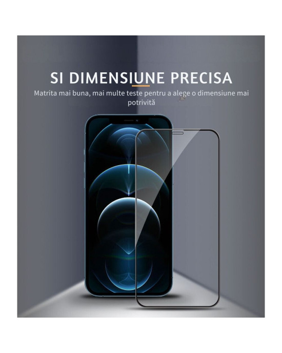 Folie Sticla X-ONE Sapphire Extra Protectie pentru iPhone 16 Pro, fabricata din sticla safir premium, cu rezistenta 9H, claritate perfecta si protectie completa a ecranului.