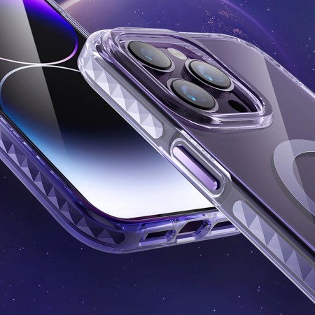 Husa Protectie Kingxbar Seria Ice Crystal Magnetica Magsafe Iphone 14 Plus Silver Husa Protectie Kingxbar Seria Ice Crystal Magnetica Magsafe Iphone 14 Plus Silver