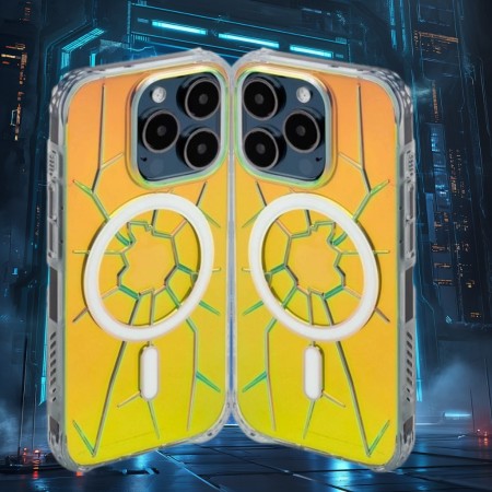 Husa Protectie Kingxbar Seria Crack Iphone 15 Pro -Holografic Husa Protectie Kingxbar Seria Crack Iphone 15 Pro -Holografic