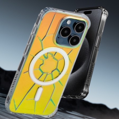 Husa Protectie Kingxbar Seria Crack Iphone 15 Pro -Holografic Husa Protectie Kingxbar Seria Crack Iphone 15 Pro -Holografic