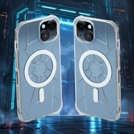 Husa Protectie Kingxbar Seria Crack -Transparenta Iphone 15 Husa Protectie Kingxbar Seria Crack -Transparenta Iphone 15