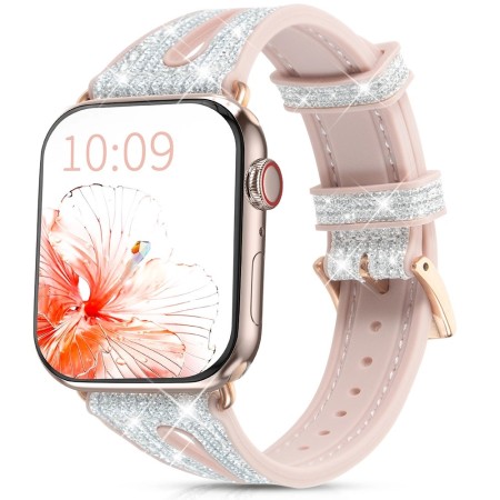 Curea din Silicon Ceas Apple New Chameleon Band 9 / 8 / 7 / 6 / 5 / 4 / 3 / 2 / SE (41 / 40 / 38mm) Argintiu. Curea din Silicon Ceas Apple New Chameleon Band 9 / 8 / 7 / 6 / 5 / 4 / 3 / 2 / SE (41 / 40 / 38mm) Argintiu.