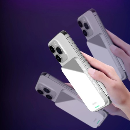 Acumulator Extern Hinovo Wireless MB1-5000XW MagSafe 5000mAh 20W Alb