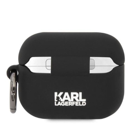 Husa Originala Karl Lagerfeld pentru Airpods Pro- Negru cu Pisica Alba Husa Originala Karl Lagerfeld pentru Airpods Pro- Negru cu Pisica Alba
