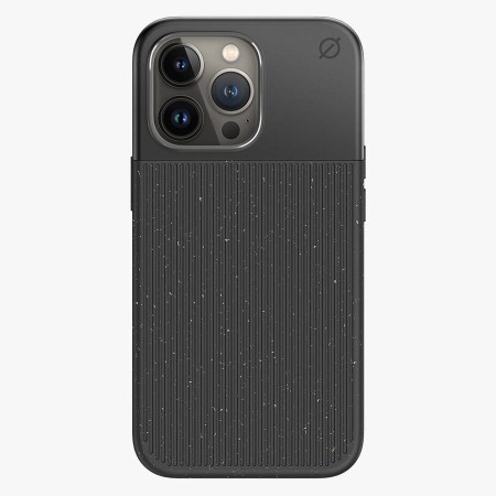 Husa Atom Studios Iphone 13 Pro Stil/Sustenabil/Protectie, Fibra Lemn - Negru Husa Atom Studios Iphone 13 Pro Stil/Sustenabil/Protectie, Fibra Lemn - Negru