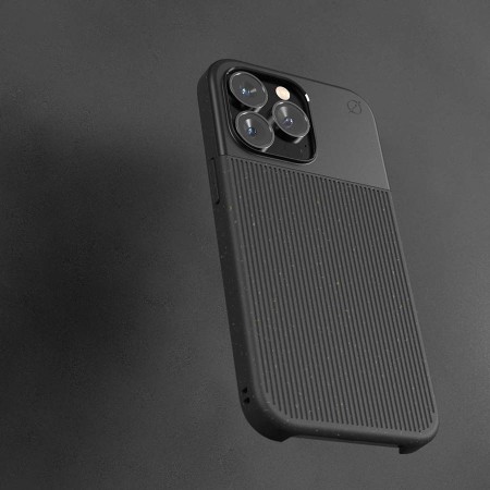 Husa Atom Studios Iphone 13 Pro Stil/Sustenabil/Protectie, Fibra Lemn - Negru Husa Atom Studios Iphone 13 Pro Stil/Sustenabil/Protectie, Fibra Lemn - Negru