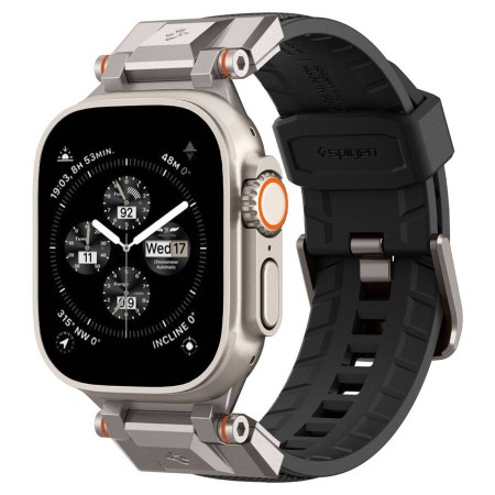 Curea Spigen Apple Watch 4/5/6/7/8/9/SE ULTRA1/2 42/44/45/49MM Durapro Armor Tpu-Nylon-Negru Curea Spigen Apple Watch 4/5/6/7/8/9/SE ULTRA1/2 42/44/45/49MM Durapro Armor Tpu-Nylon-Negru