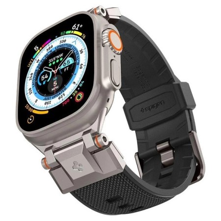 Curea Spigen Apple Watch 4/5/6/7/8/9/SE ULTRA1/2 42/44/45/49MM Durapro Armor Tpu-Nylon-Negru Curea Spigen Apple Watch 4/5/6/7/8/9/SE ULTRA1/2 42/44/45/49MM Durapro Armor Tpu-Nylon-Negru