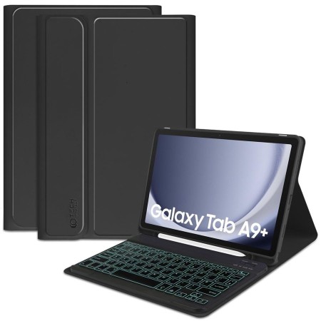 Husa cu Tastatura TechProtect Samsung Galaxy Tab A9 Plus 11.0 X210/X215/X216 Negru Husa cu Tastatura TechProtect Samsung Galaxy Tab A9 Plus 11.0 X210/X215/X216 Negru