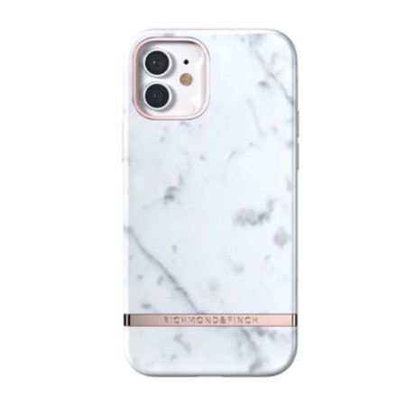 Husa Originala Richmond & Finch Pentru Iphone 12/12 Pro -White Marble