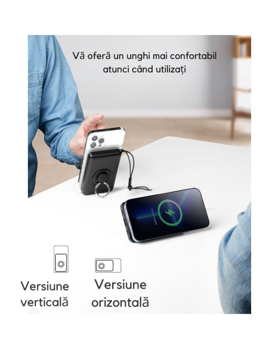 Acumulator Extern Veger MagOn 10.000 mAh – Power Bank cu Încărcare Wireless Acumulator Extern Veger MagOn 10.000 mAh – Power Bank cu Încărcare Wireless