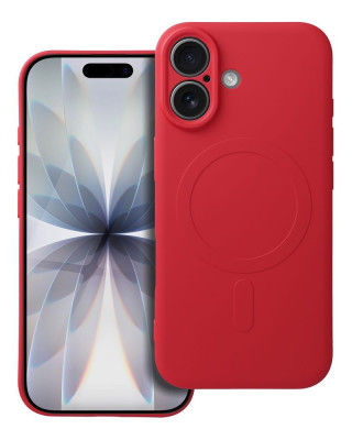 Husă Silicon Premium MagSafe pentru Iphone 17 –Roșu