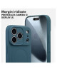 Husă Silicon Premium Catifelat MagSafe Iphone 17 Pro Max -Albastru Husă silicon albastră compatibilă MagSafe pentru iPhone 17 Pro Max