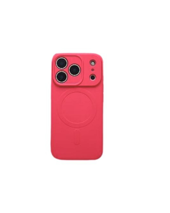 Husă Silicon MagSafe pentru iPhone 17 Pro Max – Roșu Premium Husă Silicon MagSafe pentru iPhone 17 Pro Max – Roșu Premium
