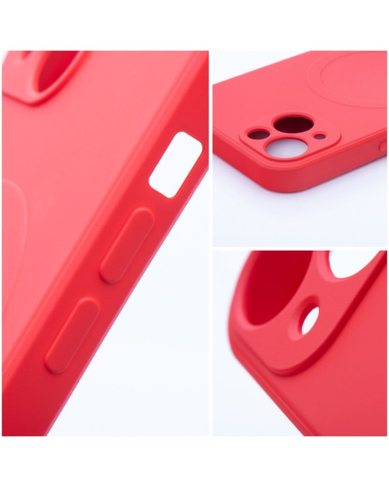 Husă Silicon MagSafe pentru iPhone 17 Pro Max – Roșu Premium Husă Silicon MagSafe pentru iPhone 17 Pro Max – Roșu Premium