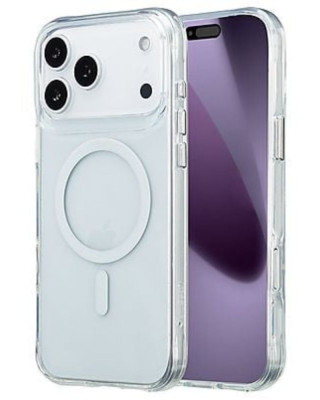 Husă Transparentă MagSafe iPhone 17 Pro Max – Clear Mag Cover