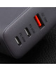 Încărcător GaN 65W Forcell F-Energy cu 3 porturi USB-C și USB-A