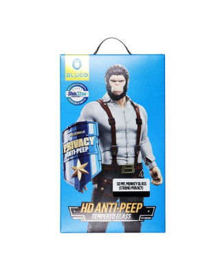 Folie Sticla Privata 5D Blueo Mr. Monkey Iphone 17 Pro Max- Negru