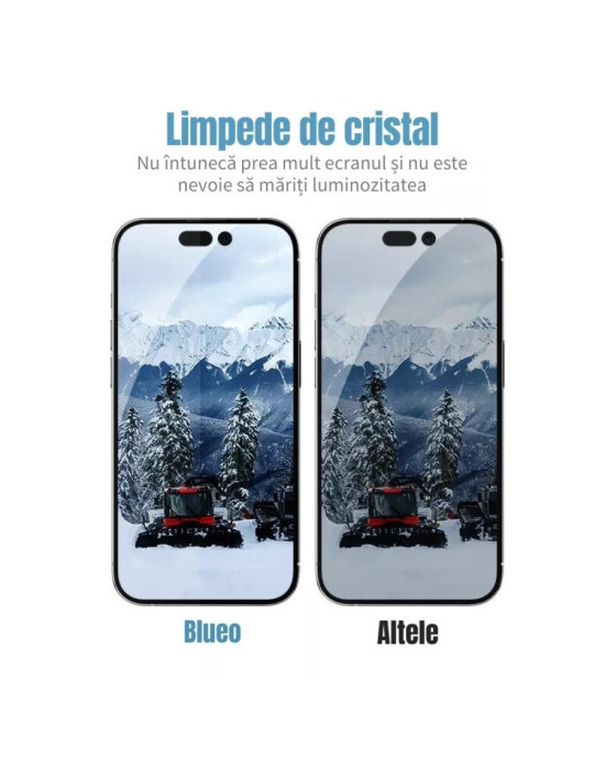 Folie Sticla Privata 5D Blueo Mr. Monkey Iphone 17 Pro Max- Negru Folie Sticla Privata 5D Blueo Mr. Monkey Iphone 17 Pro Max- Negru