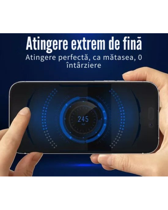 Folie de Sticla Blueo Full Clear HD Premium Iphone 17 Pro Antistatica Folie de Sticla Blueo Full Clear HD Premium Iphone 17 Pro Antistatica