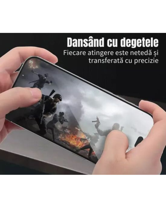 Folie de Sticla Blueo Full Clear HD Premium Iphone 17 Pro Antistatica Folie de Sticla Blueo Full Clear HD Premium Iphone 17 Pro Antistatica