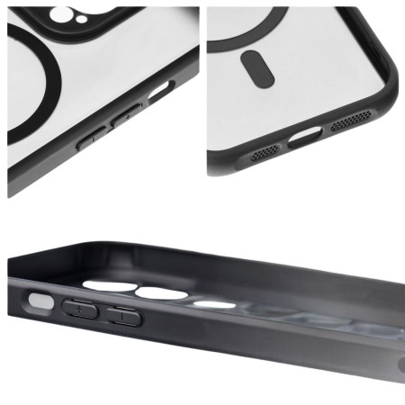 Husa Protectie Armor Mata MagSafe Samsung A15 Negru Husa Protectie Armor Mata MagSafe Samsung A15 Negru