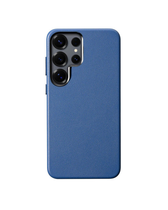 Husa Eleganta Leather Mag Cover Samsung S25 Ultra Indigo Blue