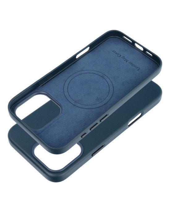 Husa Eleganta Leather Mag Cover Iphone 16 Pro Max -Albastru Indigo