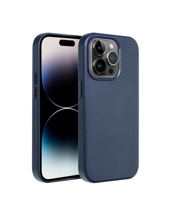 Husa Eleganta Leather Mag Cover Iphone 16 Pro Max -Albastru Indigo