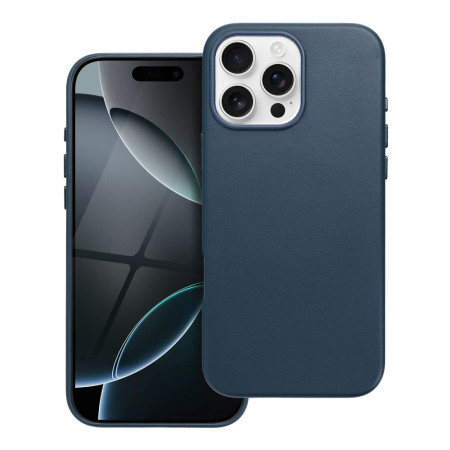 Husa Eleganta Leather Mag Cover Iphone 16 Pro -Albastru Indigo Husa Eleganta Leather Mag Cover Iphone 16 Pro -Albastru Indigo