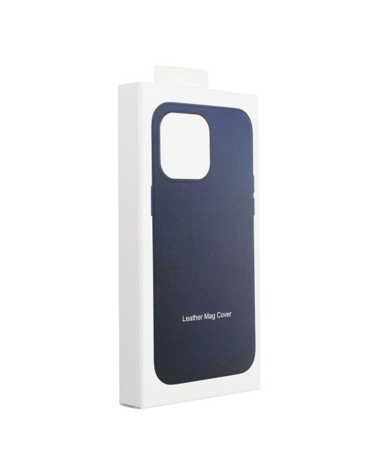 Husa Eleganta Leather Mag Cover Iphone 16 Pro Max -Albastru Indigo