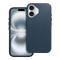 Husa Eleganta Leather Mag Cover Iphone 16 -Albastru Indigo Husa Eleganta Leather Mag Cover Iphone 16 -Albastru Indigo