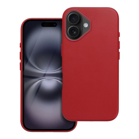 Husa Eleganta Leather Mag Cover Iphone 16 - Rosie Husa Eleganta Leather Mag Cover Iphone 16 - Rosie