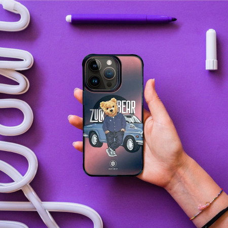 Husa MagSafe pentru Iphone 15 Pro ZuckBear -Design Masina Husa MagSafe pentru Iphone 15 Pro ZuckBear -Design Masina