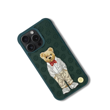Husa Piele Zuck Bear pentru Iphone 15 Pro - Protectie Premium Design Paris Gentelman Bow Tie Husa Piele Zuck Bear pentru Iphone 15 Pro - Protectie Premium Design Paris Gentelman Bow Tie