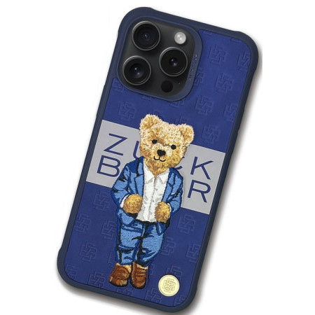 Husa Piele Zuck Bear pentru Iphone 15 Pro - Protectie Premium Design Paris Gentelman Suit Husa Piele Zuck Bear pentru Iphone 15 Pro - Protectie Premium Design Paris Gentelman Suit