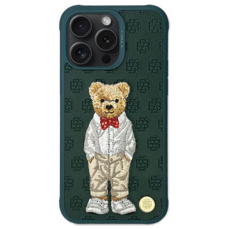 Husa Piele Zuck Bear pentru Iphone 15 Pro - Protectie Premium Design Paris Gentelman Bow Tie Husa Piele Zuck Bear pentru Iphone 15 Pro - Protectie Premium Design Paris Gentelman Bow Tie