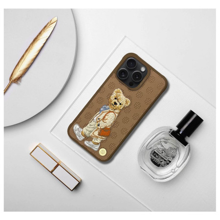 Husa Clasica Eleganta din Piele Zuck Bear Iphone 15 Pro -Paris Gentelman Husa Clasica Eleganta din Piele Zuck Bear Iphone 15 Pro -Paris Gentelman