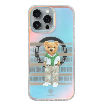 Husa MagSafe Zuck Bear pentru Iphone 16- Protectie Premium Design California Cool Lejer Husa MagSafe Zuck Bear pentru Iphone 16- Protectie Premium Design California Cool Lejer