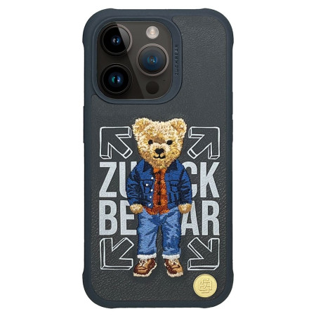 Husa Piele MagSafe Zuck Bear pentru Iphone 15 Pro - Protectie Premium Design San Francisco Fortune  Husa Piele MagSafe Zuck Bear pentru Iphone 15 Pro - Protectie Premium Design San Francisco Fortune